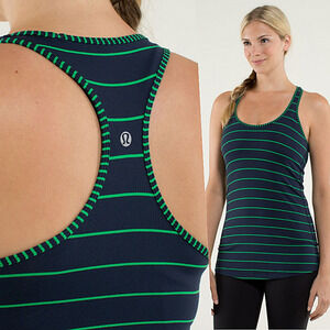Lululemon Cool Racerback Slim Tank Navy 4 NWOT